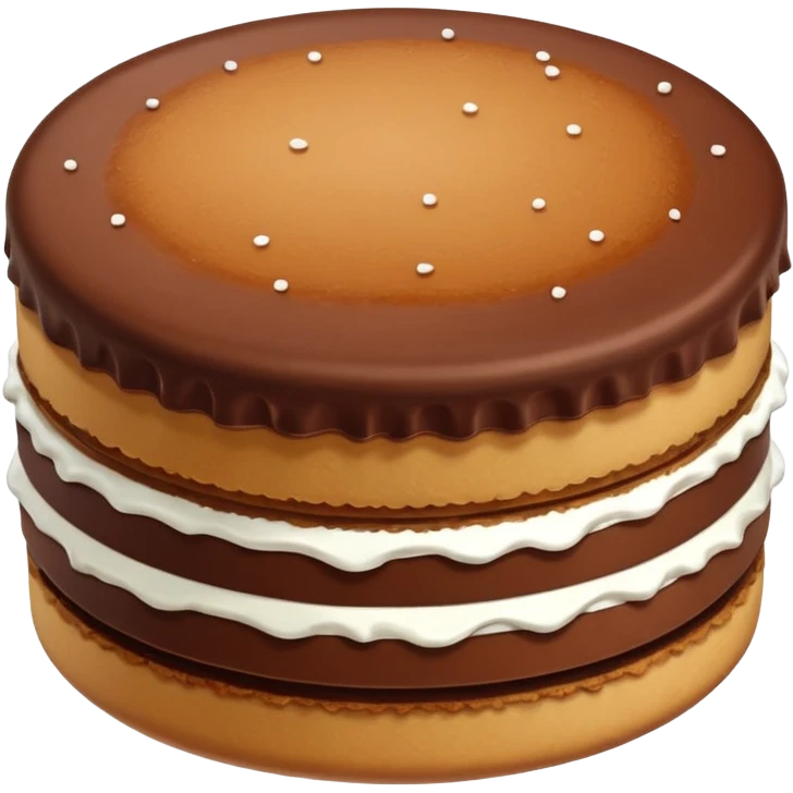 alfajor de chocolate emoji