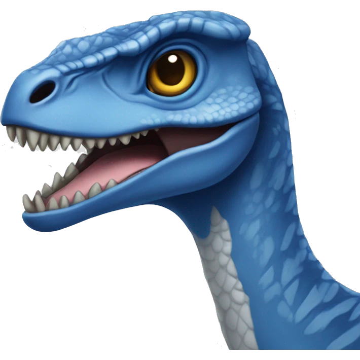 Blue velociraptor  emoji