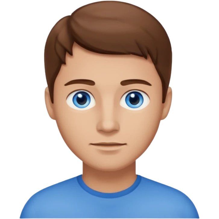 light skin pelo castaño man emoji