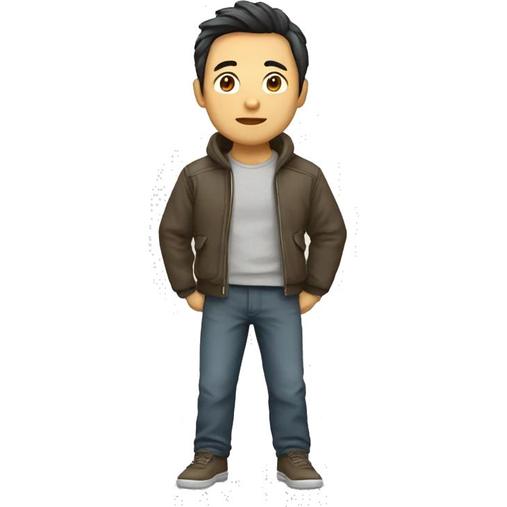 可爱又凶凶的狗，颜色是灰色的泰迪形象 emoji