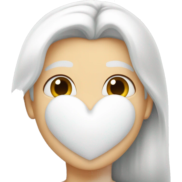 White heart emoji