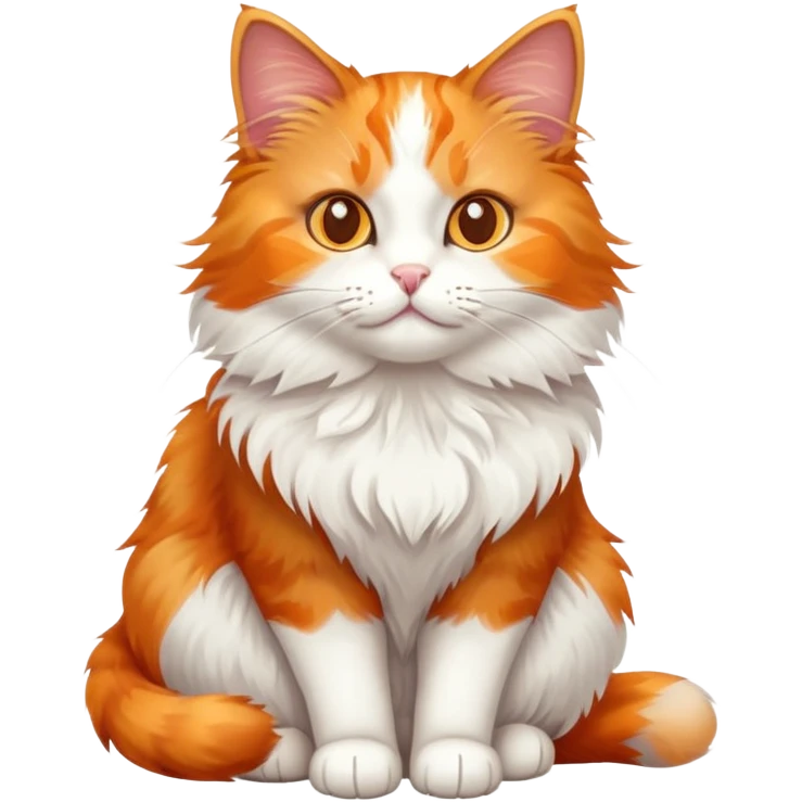 Calico cat with three colors emoji