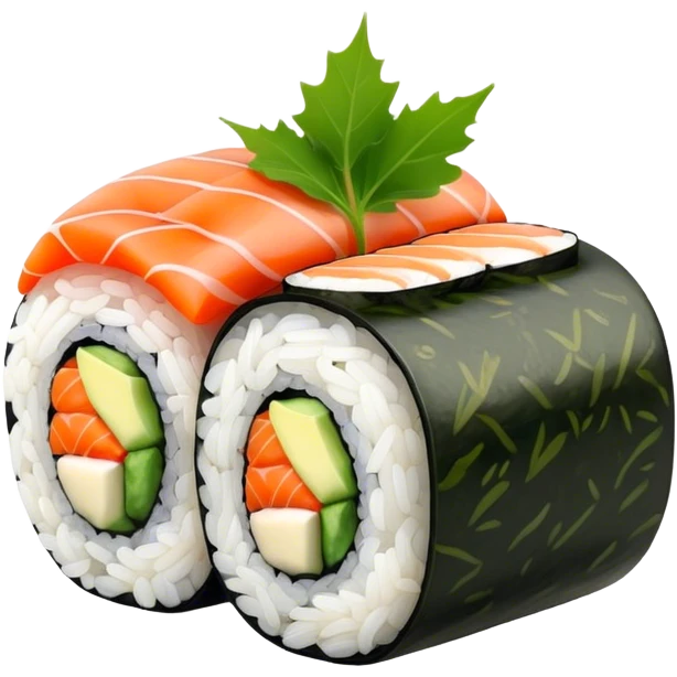 Sushi roll emoji
