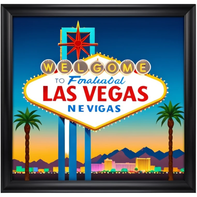 make a vegas emoji simpke emoji