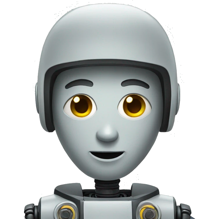 un homme robot emoji