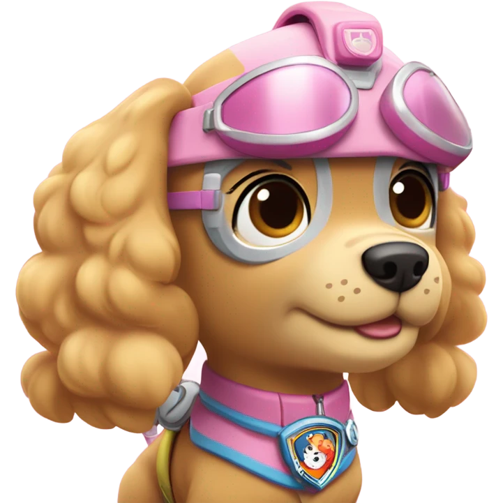 Sky from paw patrol emoji