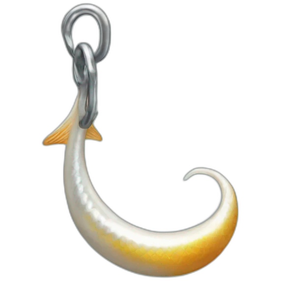 fish hook emoji