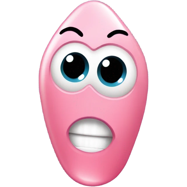 Tampon with a face  emoji