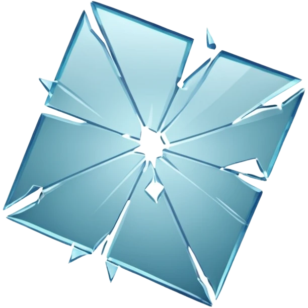 Glass broken  emoji