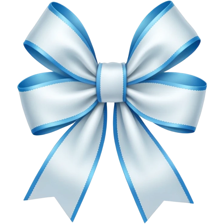 whith cute ribben like ios emoji