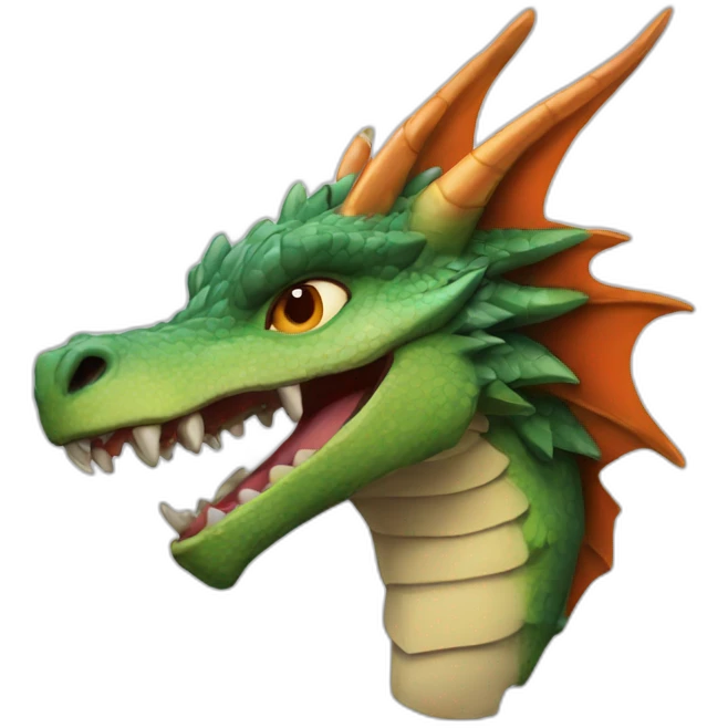 Dracofeu chromatique emoji