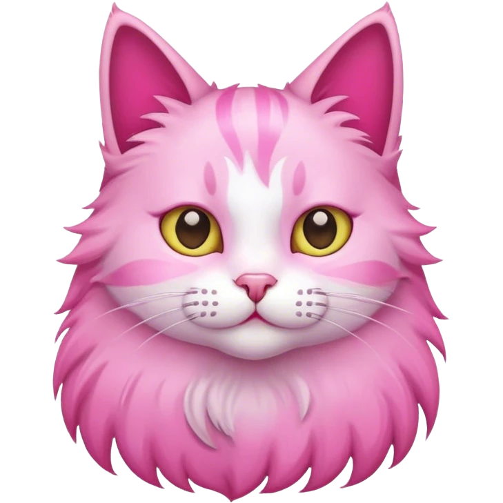 Cat pink emoji