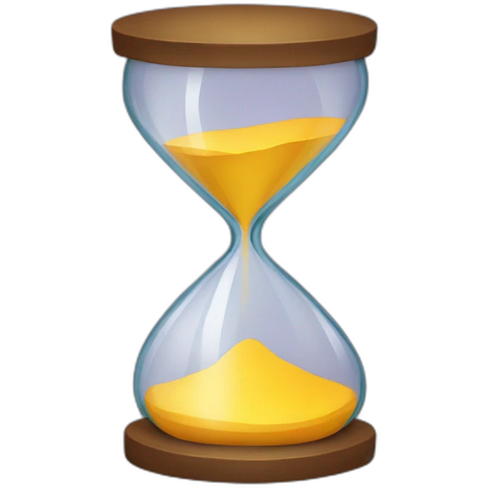 hour glass emoji