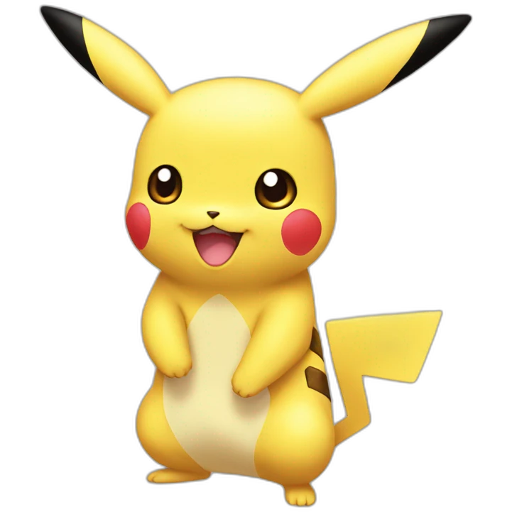 blush pikachu emoji