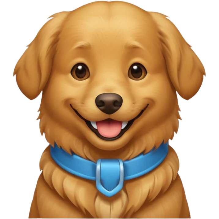 I want an emoji of a goldenretriever who is laughing emoji