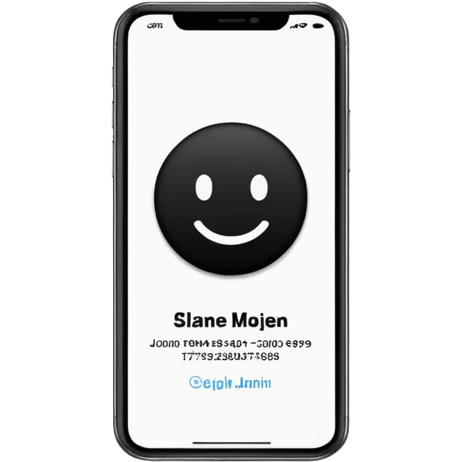 digital busniess card emoji