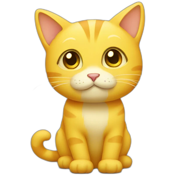 yellow cat emoji