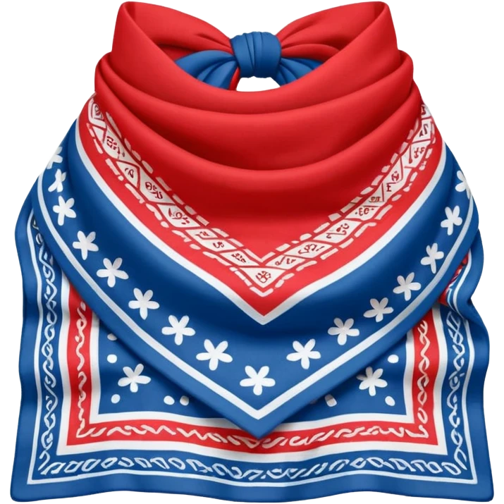 patterned bandana headscarf  emoji