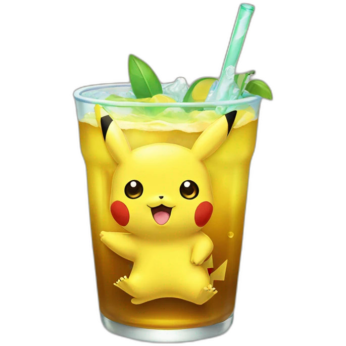 drank pikachu emoji