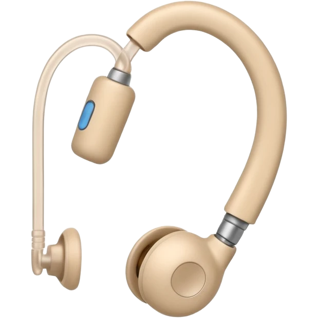 Generate a in ear canal hearing aid emoji