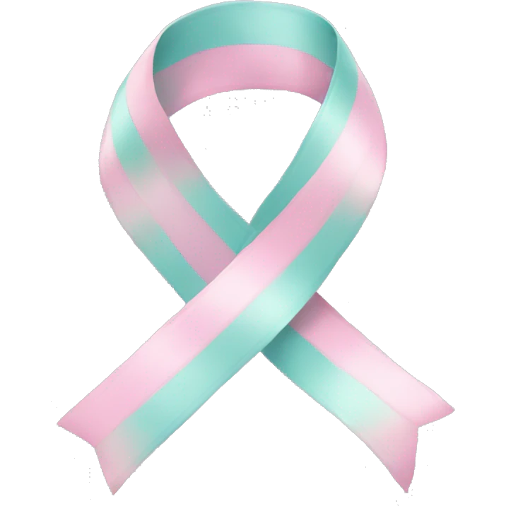 pastel color ribbon emoji