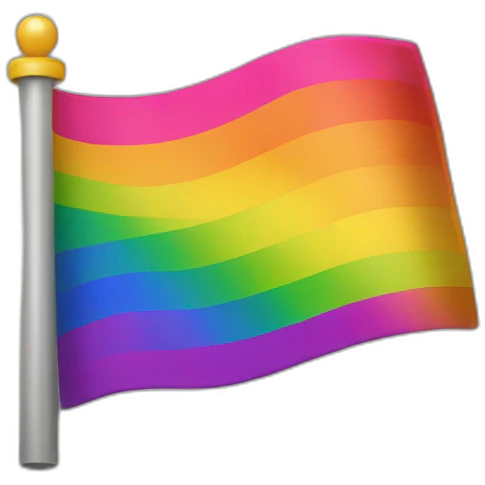 lesbian pride flag emoji