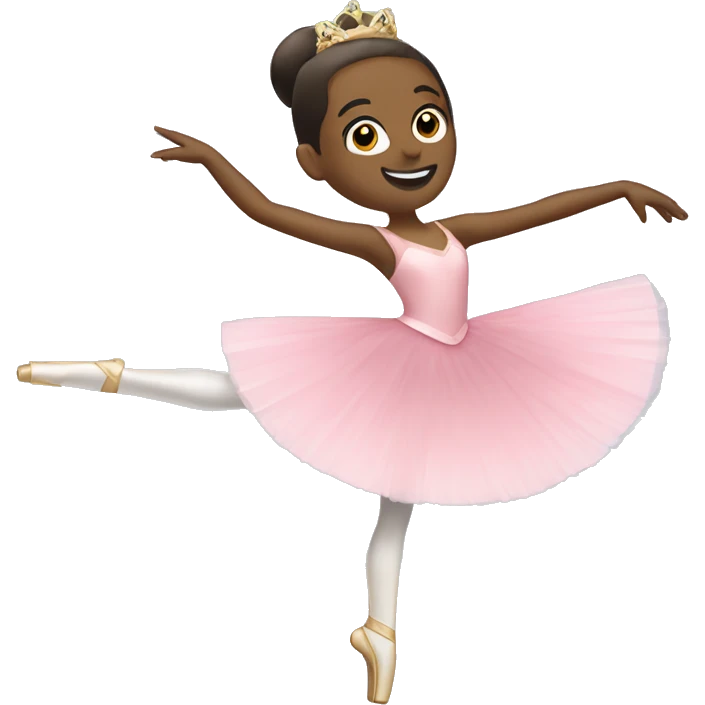 Ballerina dancing with a nutcracker  emoji