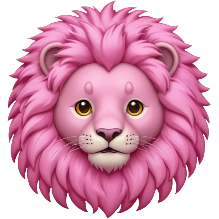 pink lion emoji