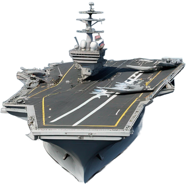 photorealistic aircraft carrier emoji