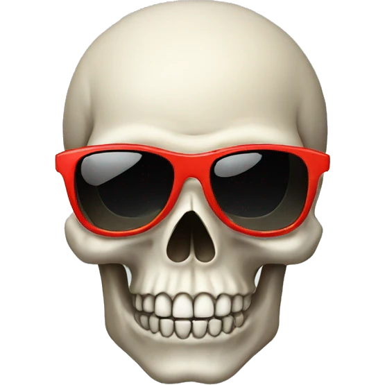 skull with sunglasses emoji