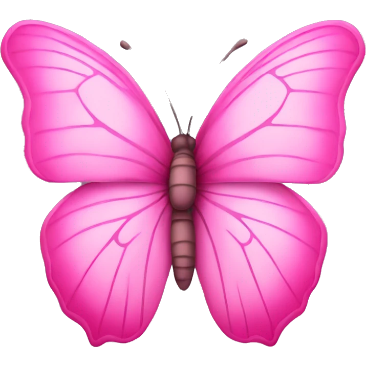 Pink butterfly  emoji