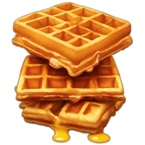 Fried Chicken and Waffles emoji