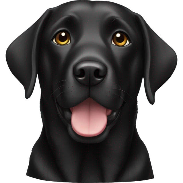black labrador emoji