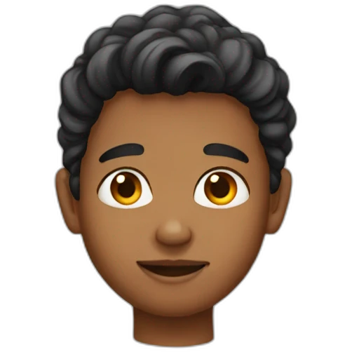 Boy with earrings  emoji