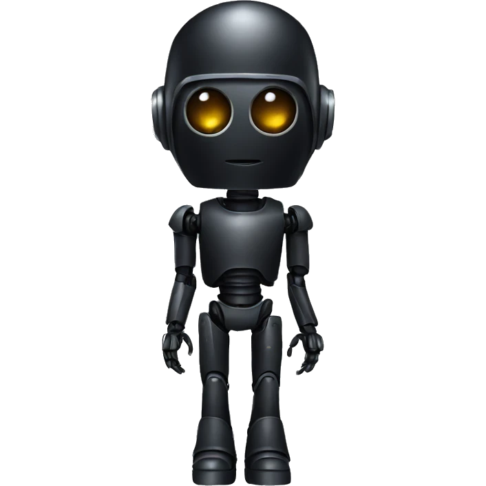 black robot emoji