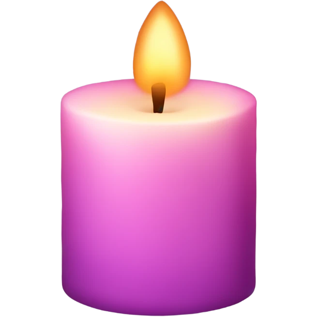 romantic candle emoji