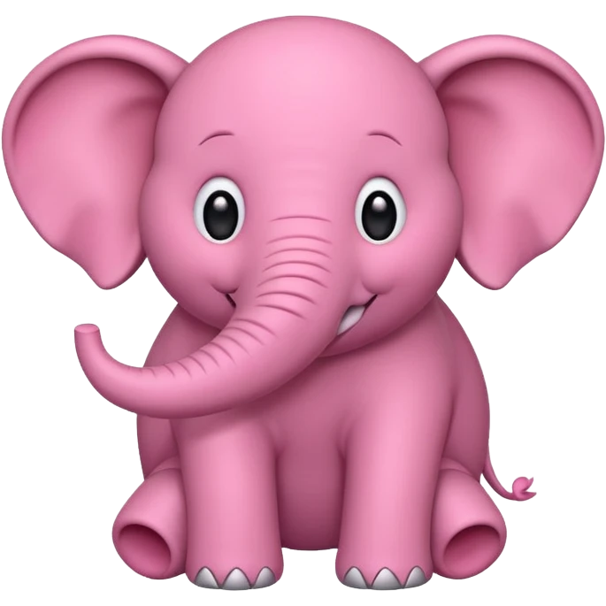 make a pink elephant emoji emoji