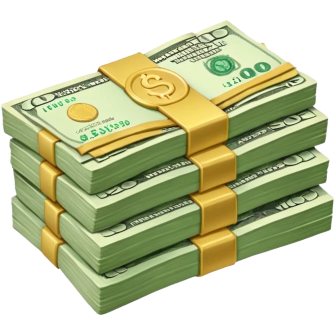 a paper money emoji