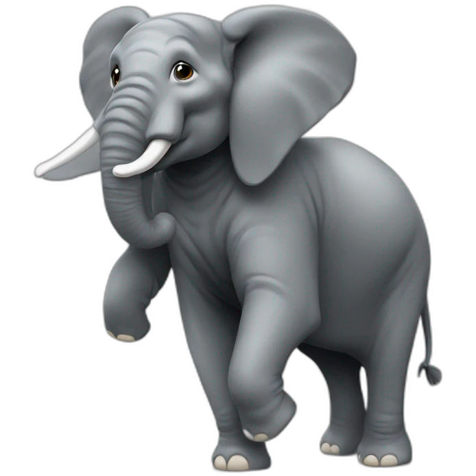Éléphant qui danse emoji