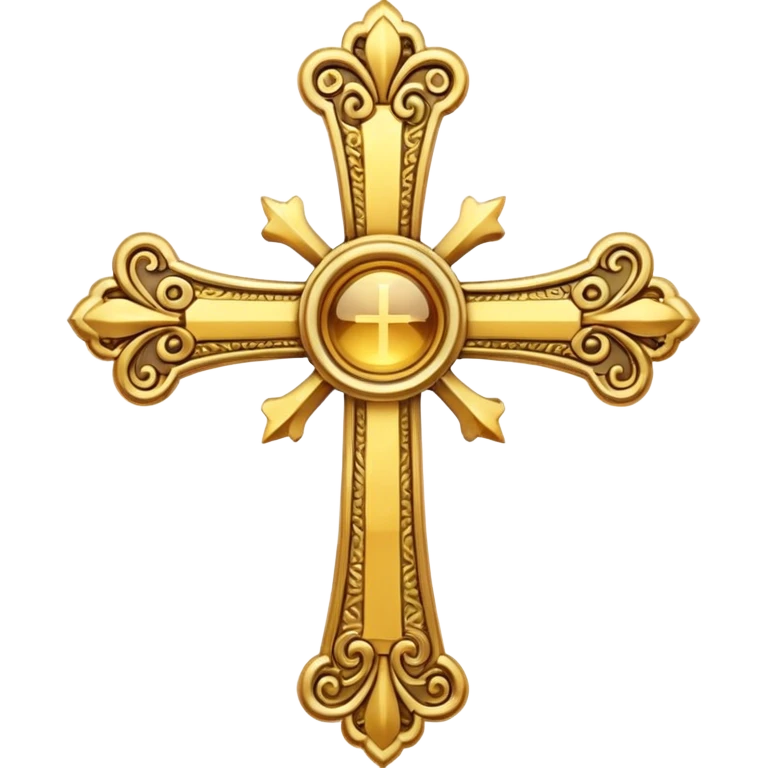 Golden cross emoji
