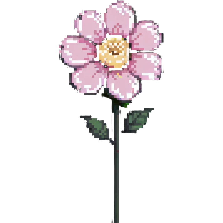 pastel pink flower emoji