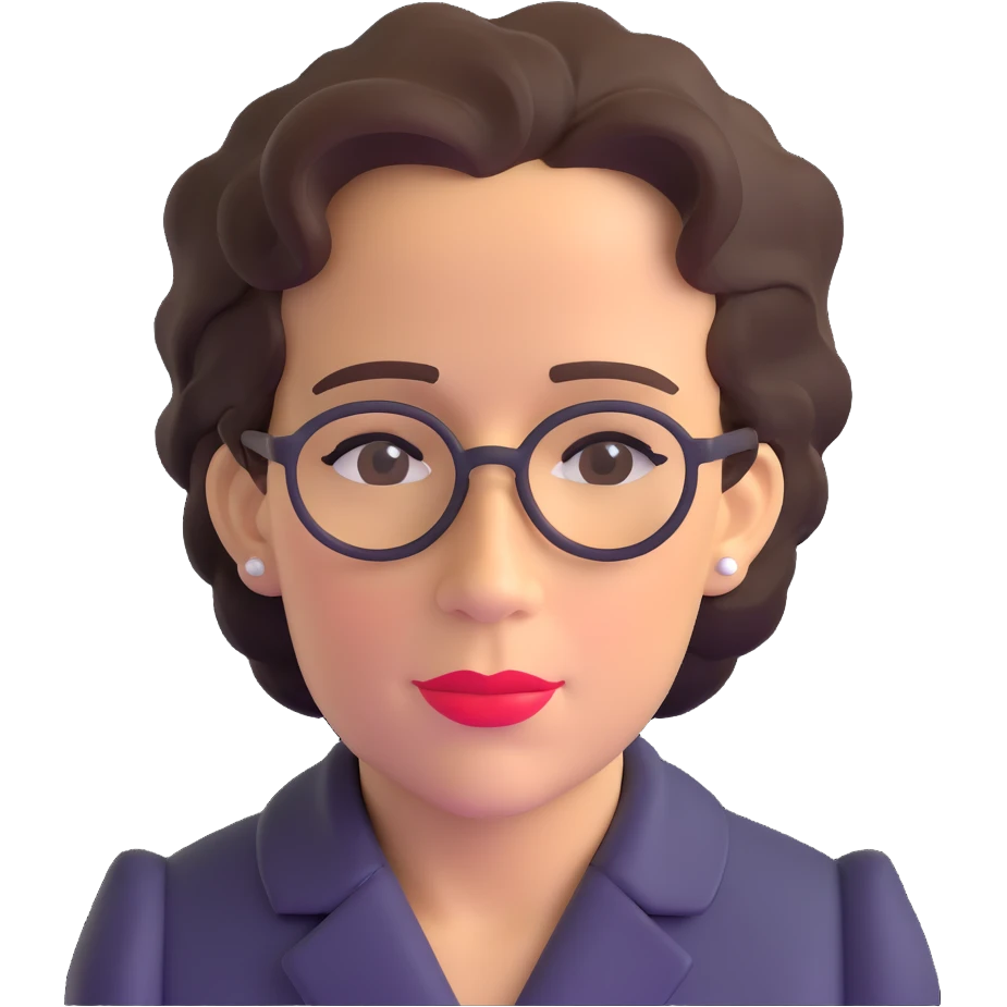 portrait of Hannah Arendt emoji