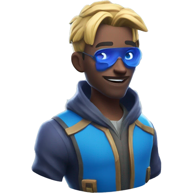 Fortnite skin drop blue potion emoji
