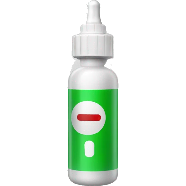 Naloxone medication nasal spray emoji