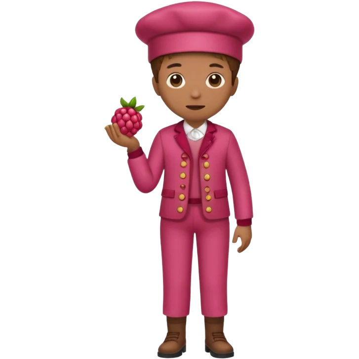 Raspberry torte human full body emoji