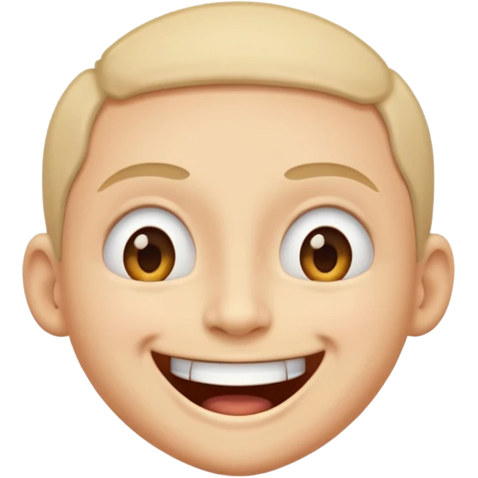 I want an overly excited face that says “I am so excited, I cannot contain. With eyes tightly squeezed closed together and a big grin emoji. With shut  eyes  emoji