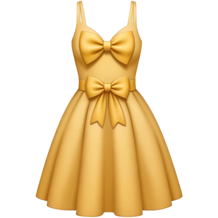 Dress with bow emoji