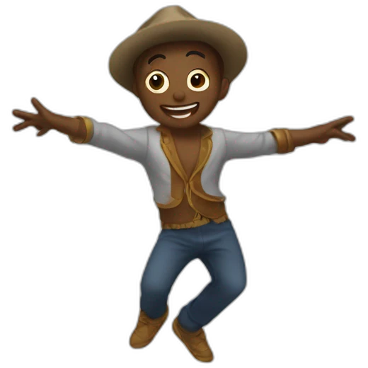 Caca qui danse emoji