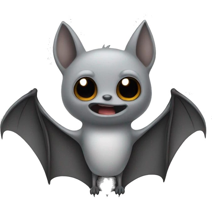 Bat but white color emoji