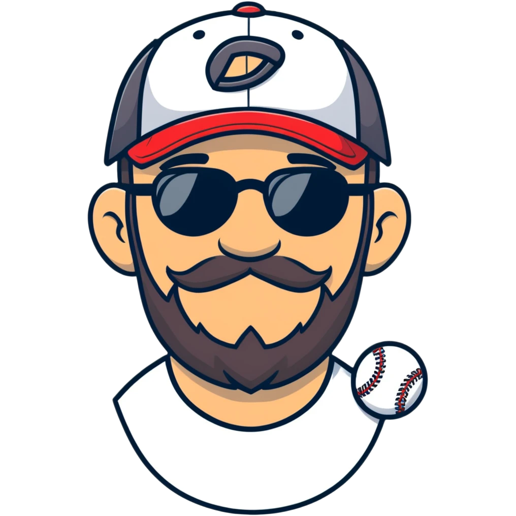 adventurer with beard, glasses and backwards baseball cap emoji